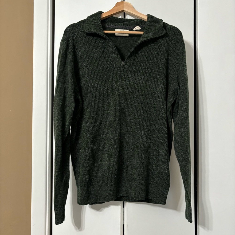 Weatherproof Men's Dark Green Sweater